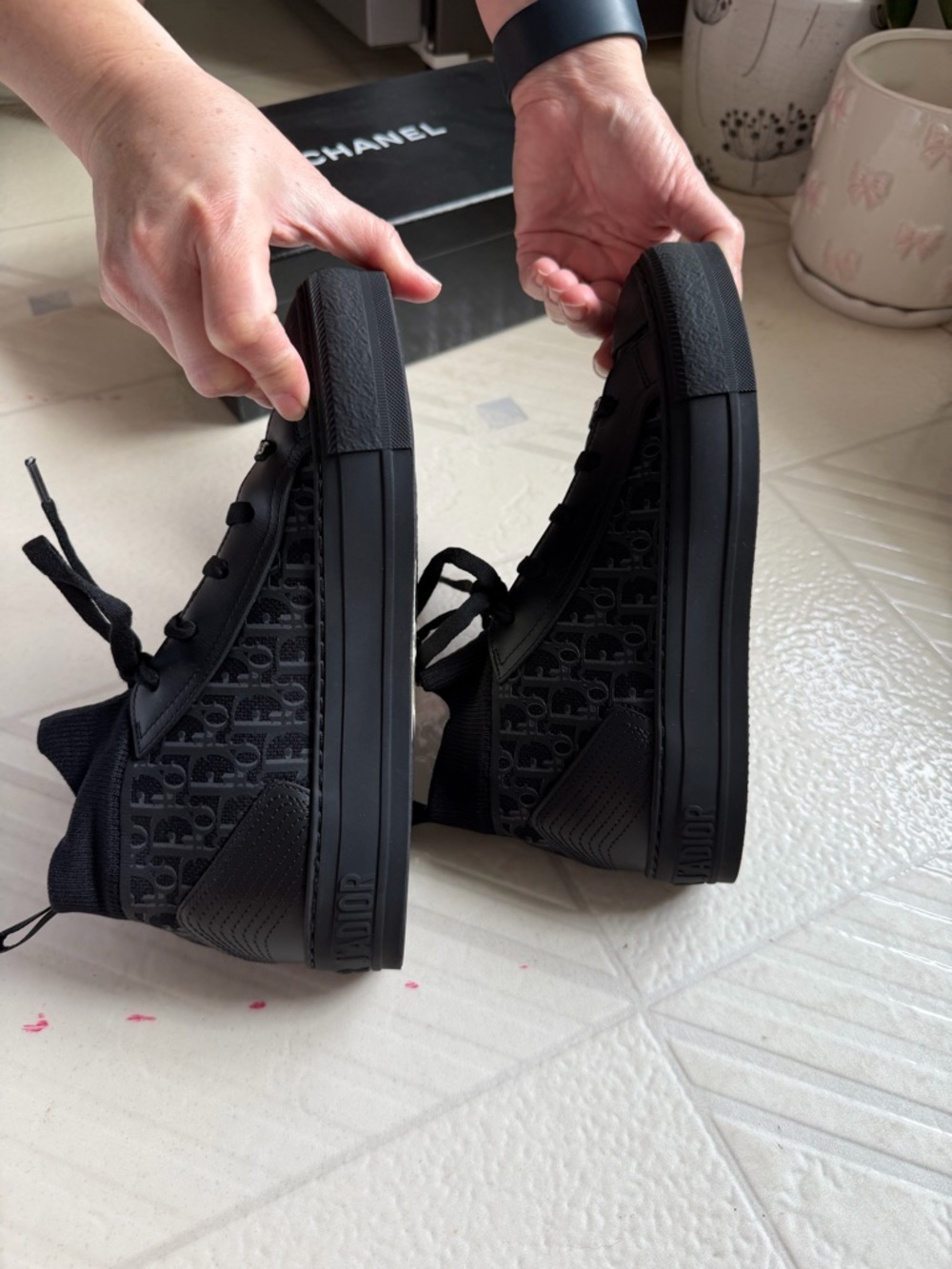 Dior Black Low-Top Sneakers